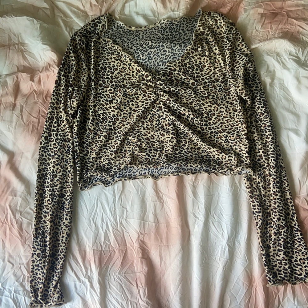 large cropped long sleeve